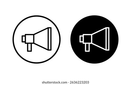Megaphone icon vector illustration. Loudspeaker sign and symbol