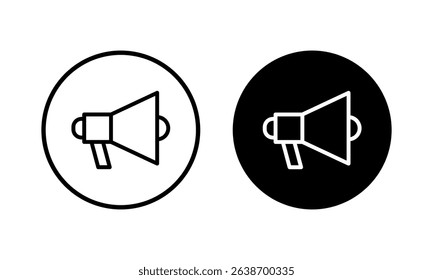 Megaphone icon vector illustration. Loudspeaker sign and symbol