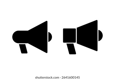 Megaphone icon vector illustration. Loudspeaker sign and symbol
