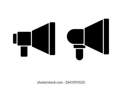 Megaphone icon vector illustration. Loudspeaker sign and symbol