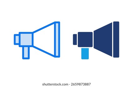Megaphone icon vector illustration. Loudspeaker sign and symbol