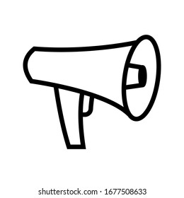 Megaphone Icon. vector illustration on white background