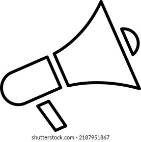 Megaphone Icon Vector illustration on white background..eps

