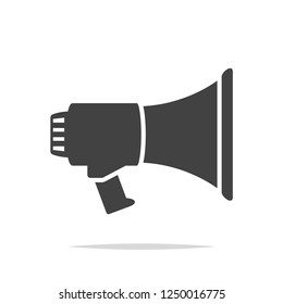 Megaphone icon vector isolated