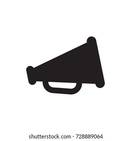 megaphone icon vector isolated on white background