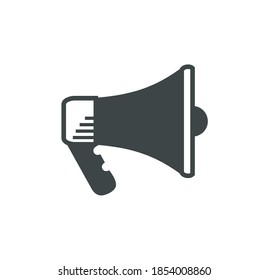 Megaphone icon vector, line icon style, modern and announcement symbol for web and apps.