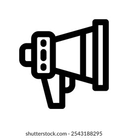 megaphone icon. vector line icon for your website, mobile, presentation, and logo design.