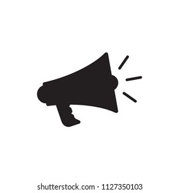 Megaphone Icon Vector Logo Design Template.