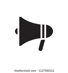 Megaphone Icon Vector Logo Design Template.