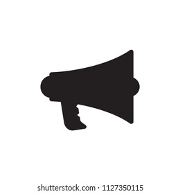 Megaphone Icon Vector Logo Design Template.