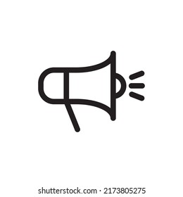 Megaphone Icon Vector Logo Design Template. EPS10