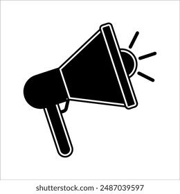 Plantilla de diseño de logotipo de Vector de iconos de megáfono.