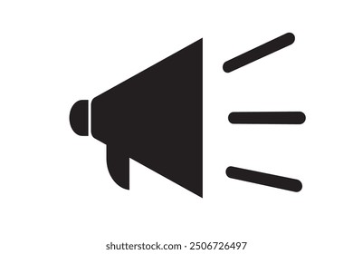 Plantilla de diseño de logotipo de Vector de icono de megáfono.