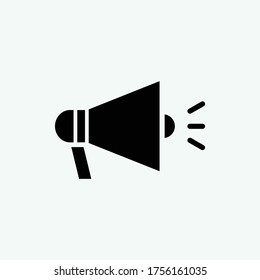 Megaphone icon vector logo illustration