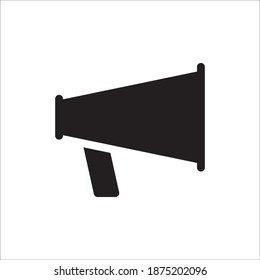 Megaphone Icon Vector Logo Template Illustration