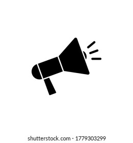 Megaphone icon vector. Loud Speaker, Megaphone flat symbol design illustration.