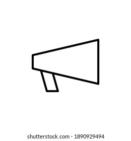 Megaphone icon vector. Loudspeaker icon vector.