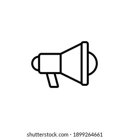 Megaphone icon vector. Loudspeaker icon vector.