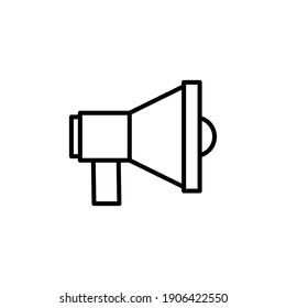 Megaphone icon vector. Loudspeaker icon vector.