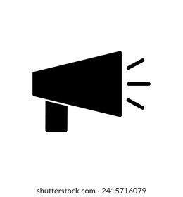 Vector de icono Megáfono. Vector de iconos de altavoz.