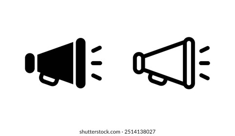 vetor de ícone de megafone. Vetor de megafone de alto-falante