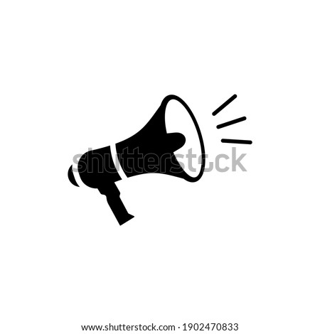 Megaphone icon vector. Loudspeaker icon. Announcement icon symbol vector illustration