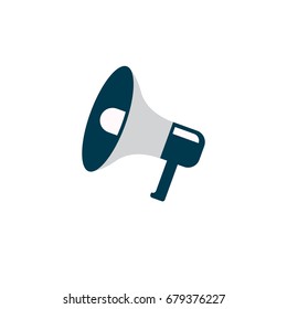Megaphone icon vector. loudspeaker vector on white background