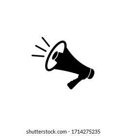 Megaphone icon vector loudspeaker sign