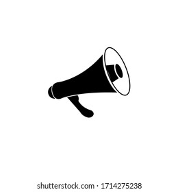 Megaphone icon vector loudspeaker sign