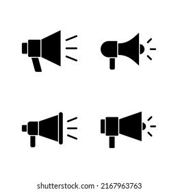 Megaphone icon vector. Loudspeaker sign and symbol