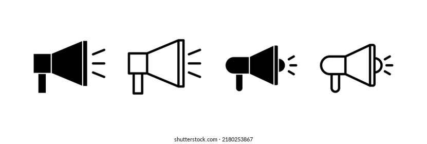 Megaphone Symbol Vektor. Lautsprecherzeichen und Symbol