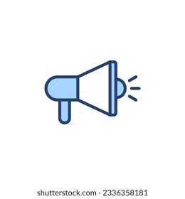 Vector de icono Megáfono. Signo y símbolo del altavoz