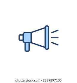 Vector de icono Megáfono. Signo y símbolo del altavoz