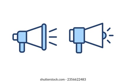 Vector de icono Megáfono. Signo y símbolo del altavoz