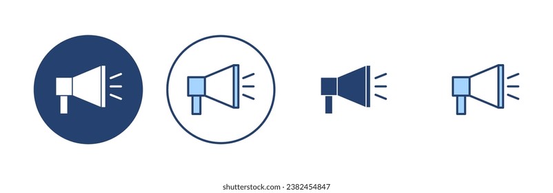 Megaphone Symbol Vektor. Lautsprecherzeichen und Symbol