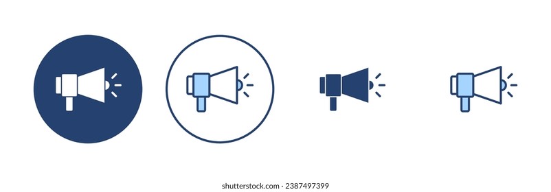 Megaphone Symbol Vektor. Lautsprecherzeichen und Symbol