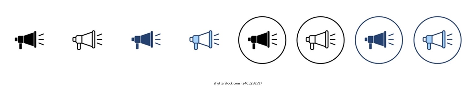 Megaphone Symbol Vektor. Lautsprecherzeichen und Symbol