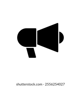 Megaphone icon vector. Loudspeaker sign and symbol