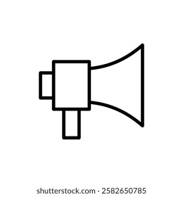 Megaphone icon vector. Loudspeaker sign and symbol
