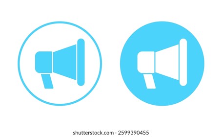 Megaphone icon vector. Loudspeaker sign and symbol