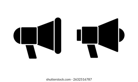 Megaphone icon vector. Loudspeaker sign and symbol