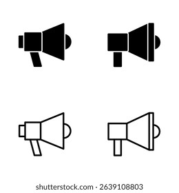 Megaphone icon vector. Loudspeaker sign and symbol