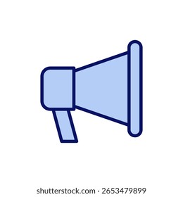 Vector de ícono de megáfono. Signo y símbolo del altavoz
