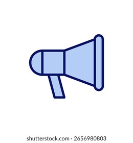 Vector de ícono de megáfono. Signo y símbolo del altavoz