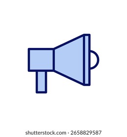 Megaphone icon vector. Loudspeaker sign and symbol