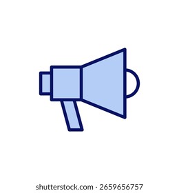 Vector de ícono de megáfono. Signo y símbolo del altavoz