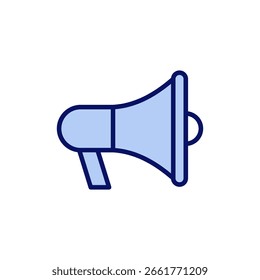 Vector de ícono de megáfono. Signo y símbolo del altavoz
