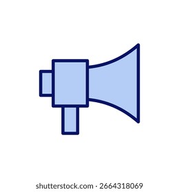 Vector de ícono de megáfono. Signo y símbolo del altavoz