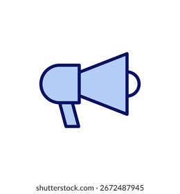 Vector de ícono de megáfono. Signo y símbolo del altavoz