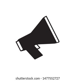 Megaphone icon vector. Loudspeaker symbol. Linear style sign for mobile concept and web design. Megaphone symbol illustration. Pixel vector graphics - Vector.